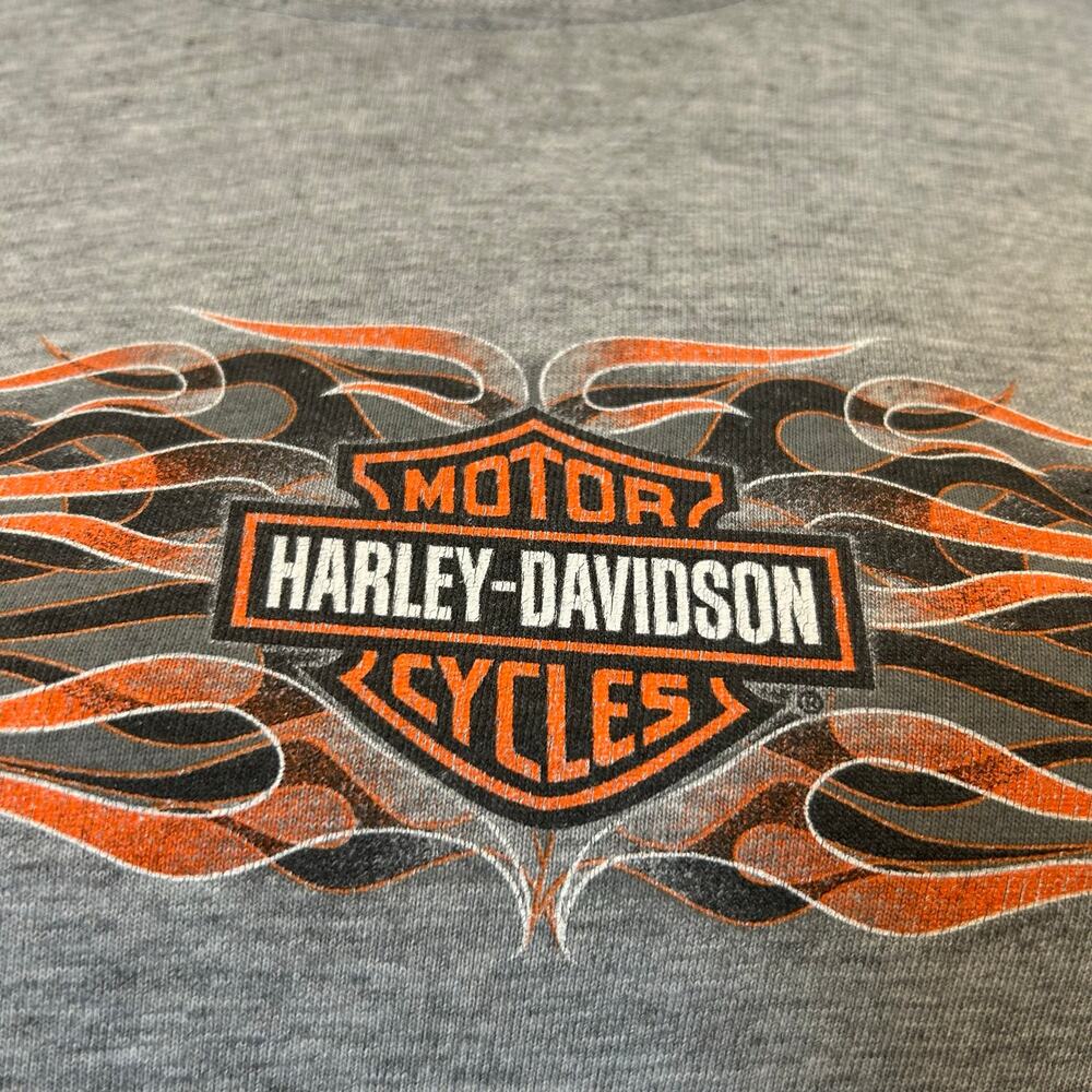 Harley-Davidson Y2K Beartooth Montana Flame Long Sleeve Tee Cowboy Core S - Picture 11 of 16